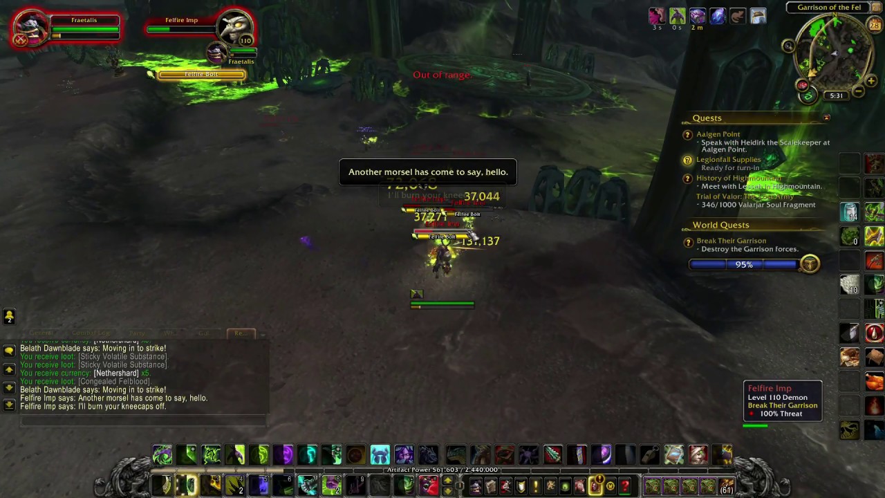 World of Warcraft Break Their Garrison Broken Shore Legion World Quest Guide