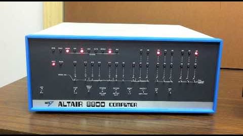 Altair 8800 - Video #7 - Loading 4K BASIC from a Paper Tape Image