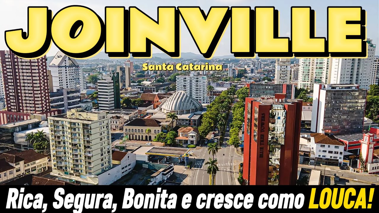JOINVILLE (SC). Cidade mais Rica de Santa Catarina é ABSURDA! Crescimento Colossal, Emprego, Segura!