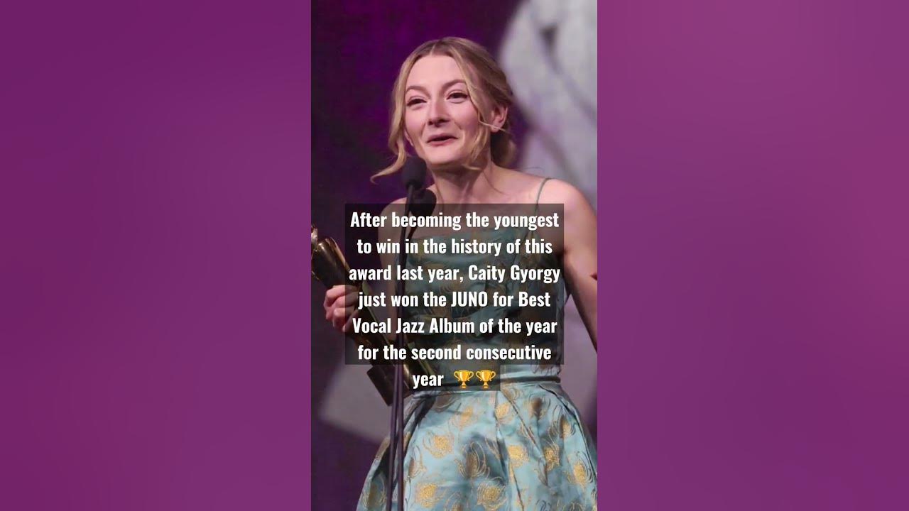 Caity Gyorgy is a FORCE #junos #canada #vocalist #jazzvocals #womensmonth #womeninmusic