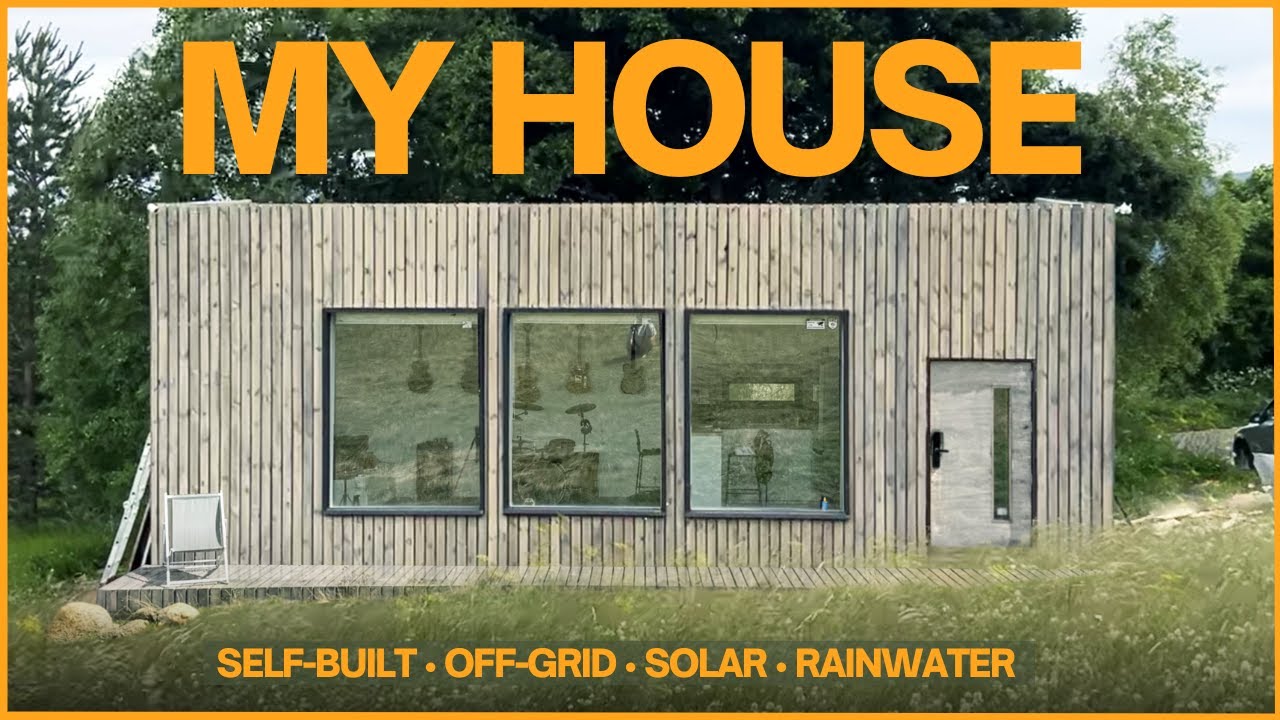 Как я построил свой крошечный автономный дом: солнечные панели, батареи LiFePO4 и сбор дождевой в...