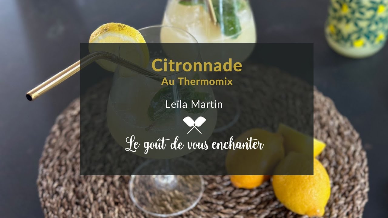 CITRONNADE AU THERMOMIX... ET/OU COCKTAIL RHUM/CITRON ET CREMANT D'ALSACE