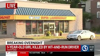 VIDEO: 1-year-old girl hit, killed by driver in Hartford hit-and-run