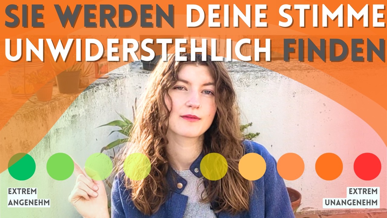 weiche Einsätze und Sinnlichkeit - sie werden deine Stimme unwiderstehlich finden