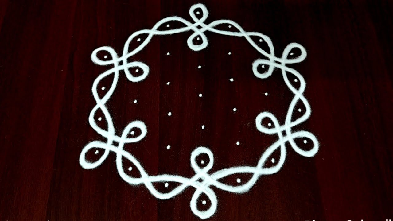 🌺7*4 Dot🌺 Easy Simple Beautiful and🌺Traditional KambiKolam🌺 Friday and Festival Rangoli