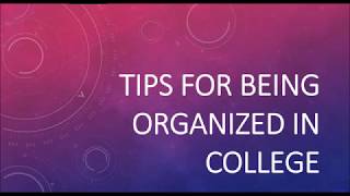 Tips for College for busy people (full time college and full time work)