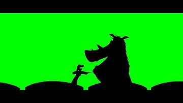 Timon and Pumbaa Interrupt 8 Green Screen (Widescreen Scope)
