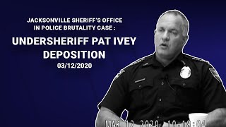 JSO Undersheriff Couldn't Defend What Officers Did to Handcuffed Woman | Martinez v. JSO Deposition