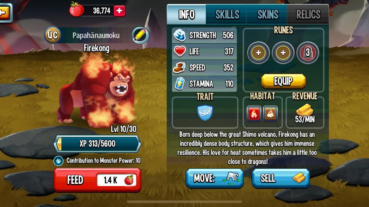 How to breed Firekong in Monster legends #shorts - YouTube