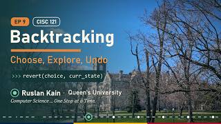 Backtracking | CISC 121, Intro to Computing Science I, F25-W26 (9/15)