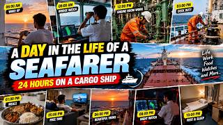 A Day in the Life of a Seafarer 🚢⚓ | 24 Hours on a Cargo Ship | Life at Sea