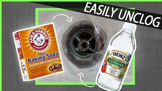 How To Easily Unclog A Drain Without Harsh Chemicals (Baking Soda + Vinegar)