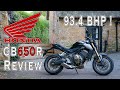 Honda CB650R REVIEW. Blindingly quick Sports Café Racer A licence motorcycle with an A2 licence map!