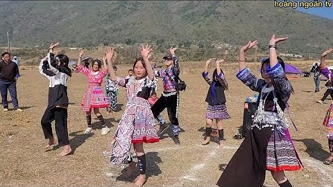 Điệu nhảy cực hót của các em dân tộc Mông, lễ hội gầu tào