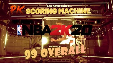 NBA 2K20 SCORING MACHINE BUILD (99 OVERALL) SG CRAZY GUARD BUILD