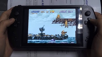 【06】Gameplay: HD 1080P on JXD S7800B Metal Slug 1 NeoGeo Video Game Review