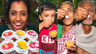 Multi Fruits Pudding Tasting with Family