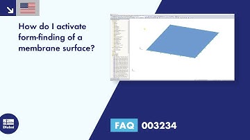 [EN] FAQ 003234 | How do I activate form-finding of a membrane surface?