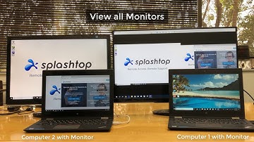 Viewing Multiple Monitors with Splashtop
