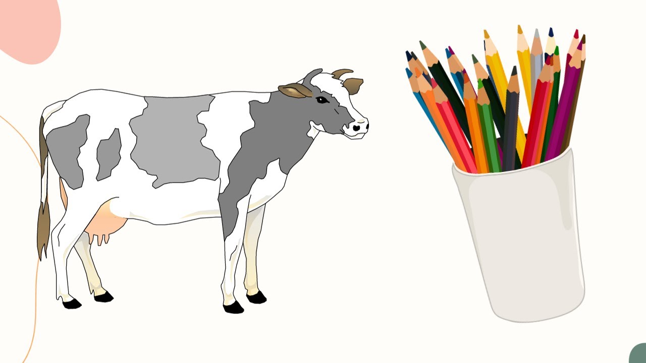 How To Color Baby Cow For Toddlers And Kids Easy Art YouTube how-to-color-baby-cow-for-toddlers-and-kids-easy-art-youtube