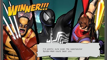 ULTIMATE MARVEL VS. CAPCOM 3 Wolverine, Strider Hiryu, and Spider-Man Arcade Mode Request