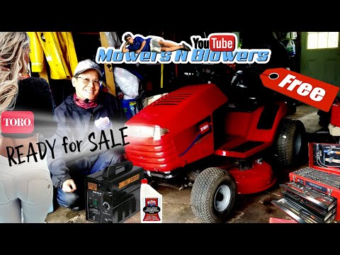 FREE TORO WHEELHORSE 1638HXL HYDROSTATIC LAWN TRACTOR RIDING MOWER WELDED DECK REPAIR PAINTJOB DONE!