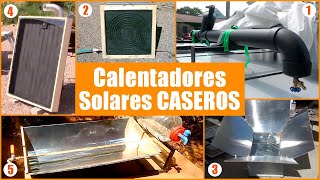 ​​ TOP 5 Calentadores Solares Caseros que TÚ MISMO puedes construir paso a paso | Bricologia