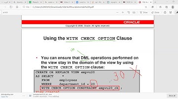 View, Sequence, Index, Synonym Oracle Dr  Radwan Batyha