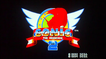 Knuckles in Sonic 2-Game Secrets & Tips(Level Select, Debug, & Emeralds)