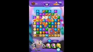 Candy Crush Friends Saga Level 2708 Get 3 Stars , 21 Moves Completed