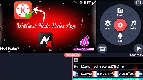Without Node Video Kinemaster Only | Low Device | How To Make Rain Drop (Glow) Status In Kinemaster
