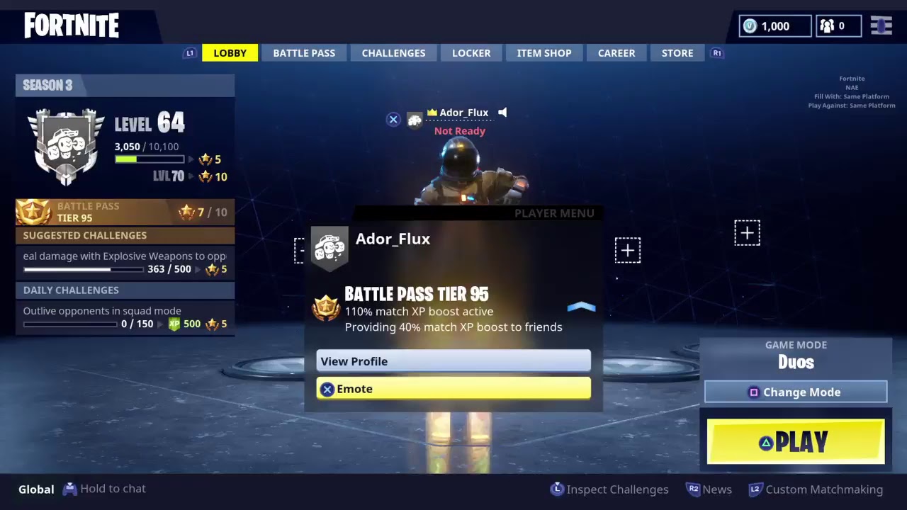 Squad no fill Fortnite - YouTube