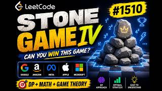 LeetCode 1510: Stone Game IV 🔥 | DP + Math | Game Theory🚀