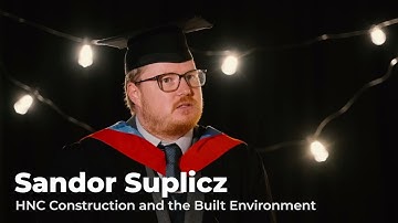 Graduation 2023 - Sandor Suplicz - (HNC Construction and the Built Environment)