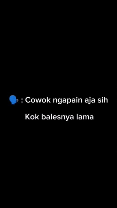 Cowo kalo balas chat suka lama. #shortvideo #funny