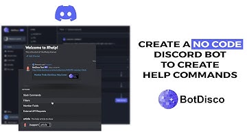 Create a no code discord bot to reply to help commands in your server.