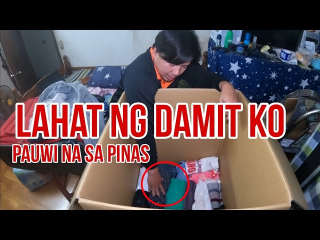 Pamimili ng Pasalubong at Paglalagay ng Mga Damit sa Loob ng Balik Bayan Box class=