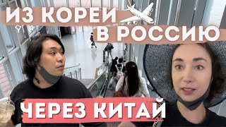 Аэропорт Пекина: жуткий перелет и агрессивные сотрудники| Из Кореи в Россию через Китай | Korea vlog