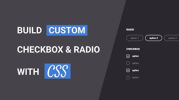 Custom checkbox & radio | HTML & CSS