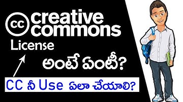 What is creative commons license and What is Use |How to use with Copy Right Strike | in telugu