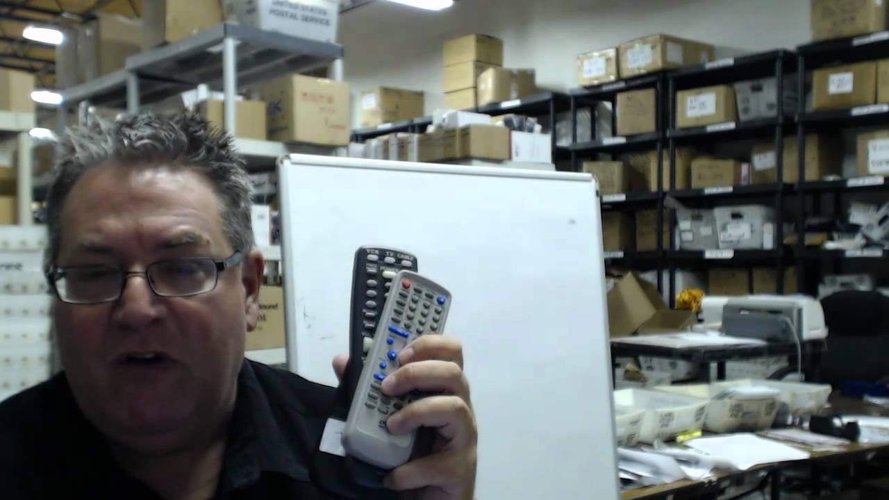 Daewoo TV VCR Combo Remote Control 5 Promo