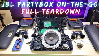 JBL Partybox OnTheGo Full Teardown JBL OTG Disassembly