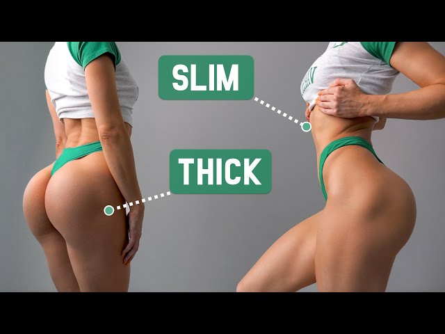 THICK BOOTY & SLIM WAIST Challenge - Intense, No Rest, No Equipment, No  Squats, Floor Only! 