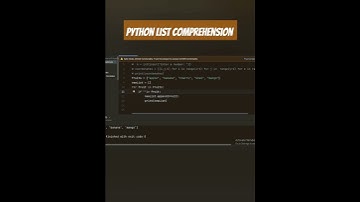 List Comprehension #shorts