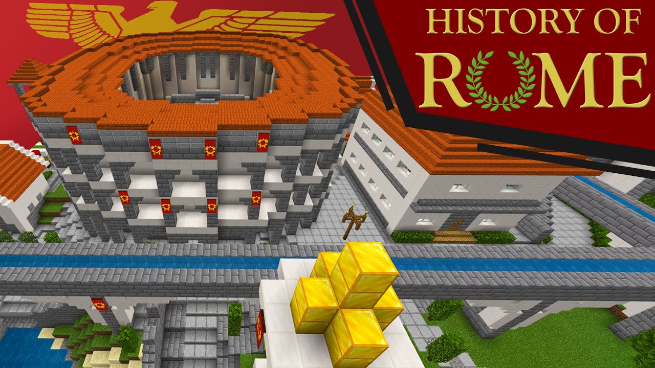 History of Rome Portrayed by Minecraft - YouTube