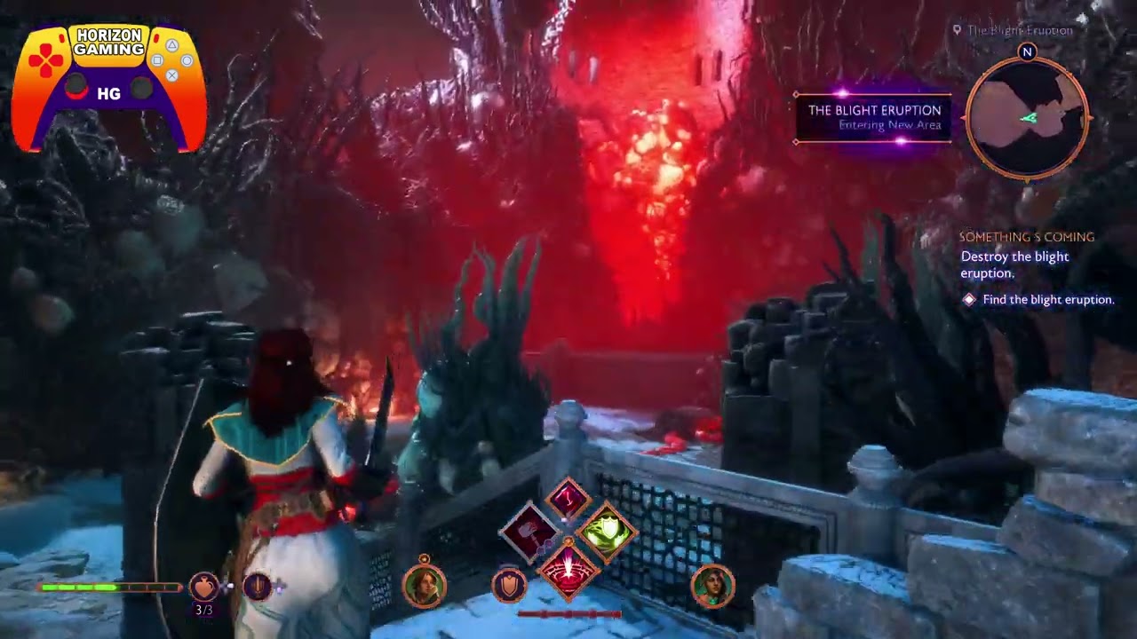 Destroy the blight eruption,Reach the redoubt, Destroy the blight tendrils Dragon Age The Veilguard