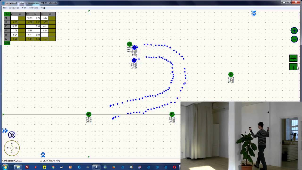 Indoor GPS for Autonomous Robots: ±2cm Tracking Demo | Marvelmind