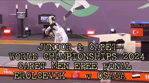 [GOLD] Doruk EROLCEVIK 🇹🇷 v Eslam OSAMA 🇪🇬 l Junior & Cadet World Championships 2024