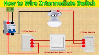 Celebrity 4 way intermediate switch wiring Connection diagram @cadeeemore Net Worth