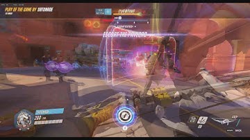 Crazy Hanzo Zarya Ultimate Combo Play of The Game (Dragonstrike + Graviton Surge) | Overwatch